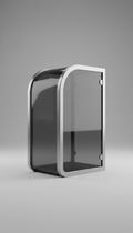 Glass and Metal Infrared Sauna Capsule