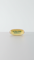 Ultra-pure omega-3 softgels for heart health