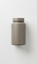 Supplement bottle minimalist packaging