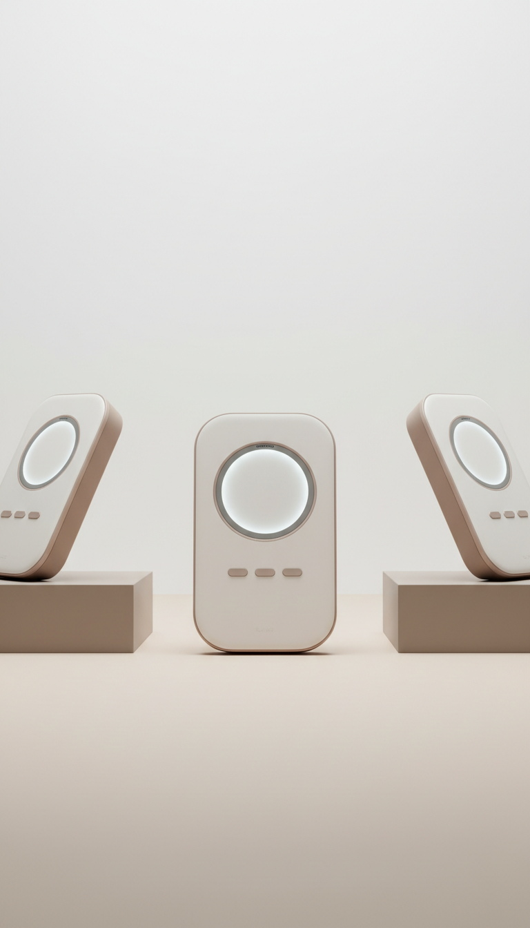 Health monitoring device sleek design